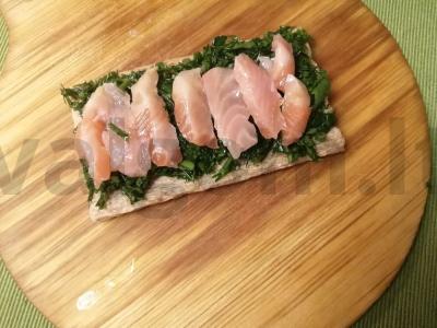 Užkandis „Žalioji pagalvė“ Žingsnis 7