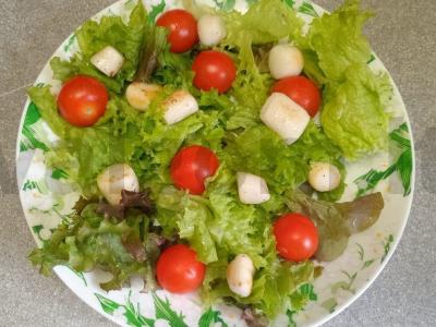 Salotas su jūros midijomis ir grūdėtos garstyčių padažu Žingsnis 4