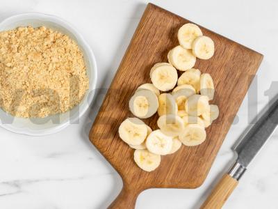 Paprastas bananų pyragas Žingsnis 4