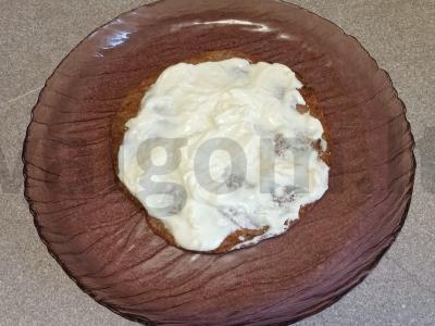 Vištienos kepenų tortas su grietinės kremu Žingsnis 9