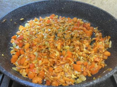 Skumbrė, įdaryta daržovėmis Žingsnis 9