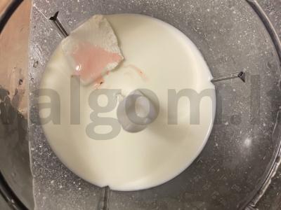 Pieno kokteilis su vyšniomis Žingsnis 1