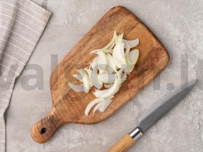 Salotas su feta ir moliūgų sėklomis Žingsnis 3