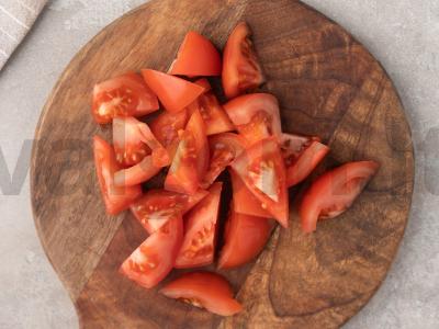 Salotas su feta ir moliūgų sėklomis Žingsnis 4