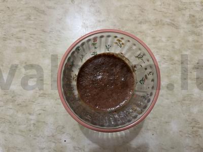 Kakavos smoothie su raugintu pienu Žingsnis 5