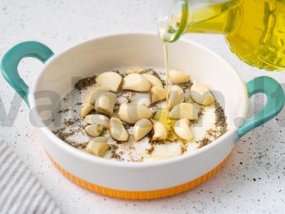 Keptas česnako pasta Žingsnis 2