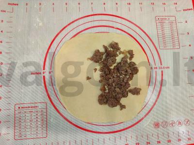 Sultingi čeburekai su jautienos faršu Žingsnis 9