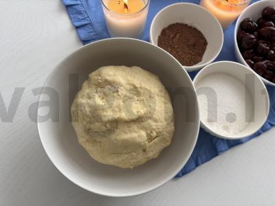 Tortas su vyšniomis „Vienuolyno trobelė“ Žingsnis 4