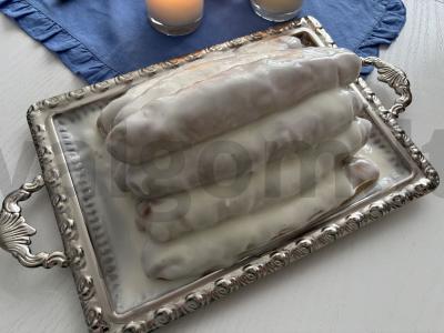 Tortas su vyšniomis „Vienuolyno trobelė“ Žingsnis 14