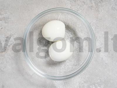 Avokado ir kiaušinio tostai Žingsnis 1