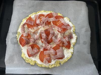 Pica ant varškės tešlos Žingsnis 12