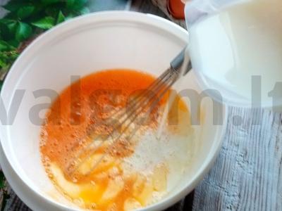 Švelniausi blynai su mėsos ir ryžių įdaru Žingsnis 2