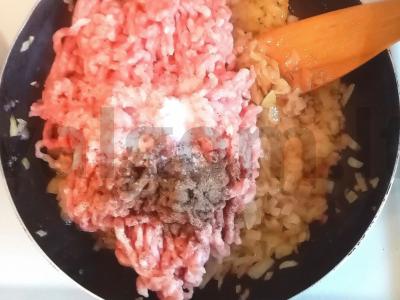 Švelniausi blynai su mėsos ir ryžių įdaru Žingsnis 7