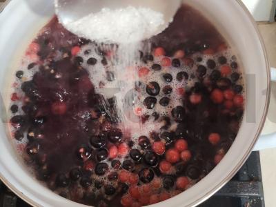 Vitaminų kompotas iš serbentų asorti ir šaltalankio Žingsnis 2