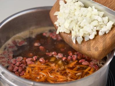 Vegetariškas pupelių sriuba Žingsnis 8