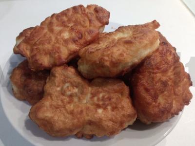 Sūrio pufikai ant kefyro Žingsnis 6