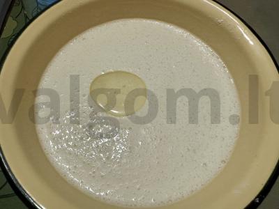 Blynai su pienu Žingsnis 4