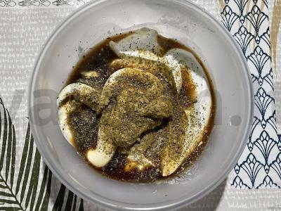 Žuvis grietinėje ir sojų padaže Žingsnis 2