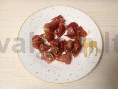 Spagečiai su mėsos kukuliais ir pomidorais Žingsnis 6