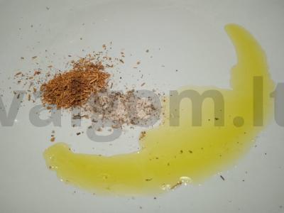 Lašiša, kepta su žiedine kopūstu ir pupelėmis Žingsnis 4