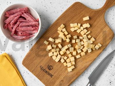 Salotas „Vyrų kaprizas“ su dešra Žingsnis 1