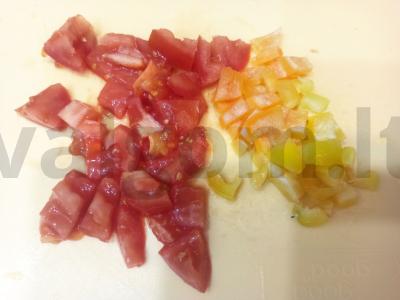 Salotas „Žvaigždynas“ su dešrainiu sūriu Žingsnis 1