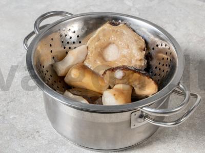 Keptinė su grybais Žingsnis 1