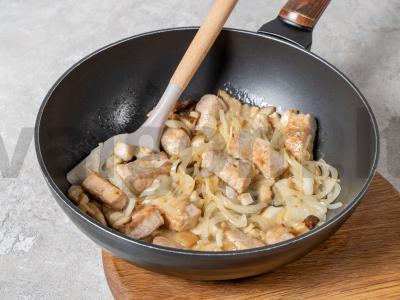 Keptinė su grybais Žingsnis 4