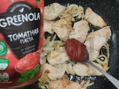 Indėnų mėsa pomidorų-grietinėlės padaže Žingsnis 3