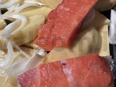 Skani upėtakis su mandarinų skiltelėmis Žingsnis 3