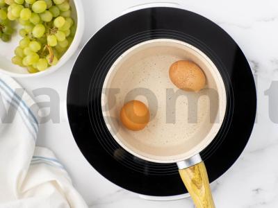 Salotas „Vynogradinka“ su vištiena ir sūriu Žingsnis 1