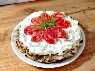 Cukinijų tortas pagrindine nuotrauka