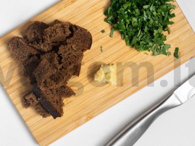 Fasolės pkhali su riešutais ir žolelėmis Žingsnis 3