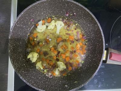 Kuskusas su daržovėmis Žingsnis 3