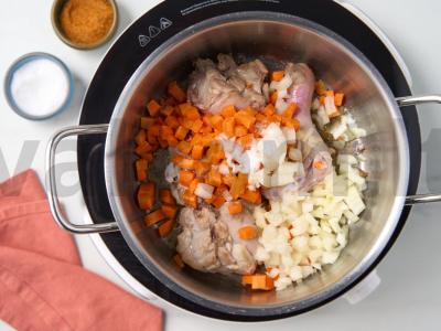 Kulešas su vištiena Žingsnis 2