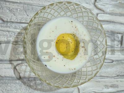 PP lavašas omlete su sūriu ir kumpiu Žingsnis 1