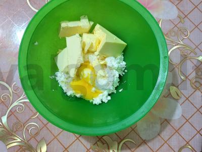 Kvapnūs keksiukai su varške ir mango orkaitėje Žingsnis 1