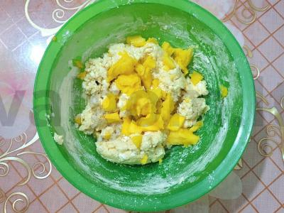 Kvapnūs keksiukai su varške ir mango orkaitėje Žingsnis 3