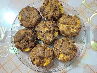 Kvapnūs keksiukai su varške ir mango orkaitėje pagrindine nuotrauka