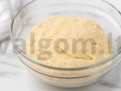 Smėlinis pyragas su abrikosų džemu Žingsnis 2