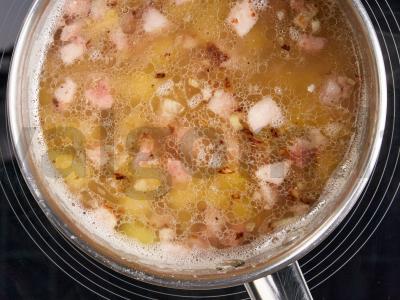 Lauko sriuba su grikiais pagal klasikinį receptą Žingsnis 3