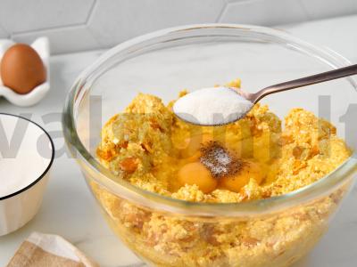 Varškės apkepas su moliūgu Žingsnis 5