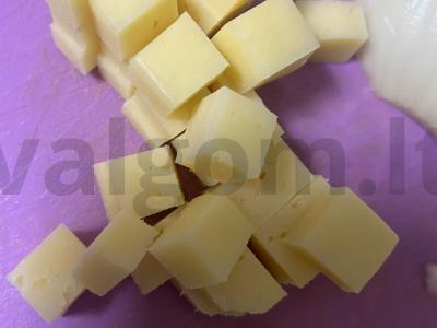 Salotas „Žalias“ su sūriu Žingsnis 2