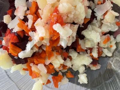 Greitas vinigretas su raugintais kopūstais Žingsnis 5