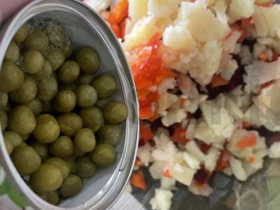 Greitas vinigretas su raugintais kopūstais Žingsnis 6