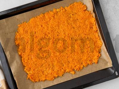 Užkandžių morkų-varškės ritinys Žingsnis 3