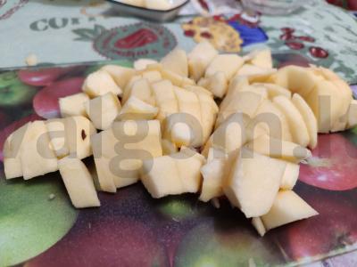 Pšenių košė su karamelizuotais obuoliais Žingsnis 1