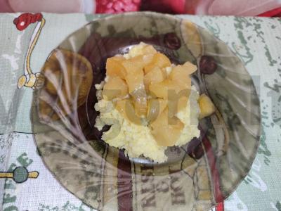 Pšenių košė su karamelizuotais obuoliais Žingsnis 5