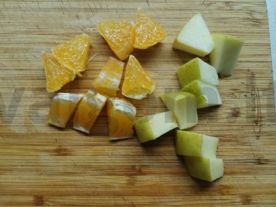 Kanapės su mėlynuoju sūriu ir apelsinu Žingsnis 1