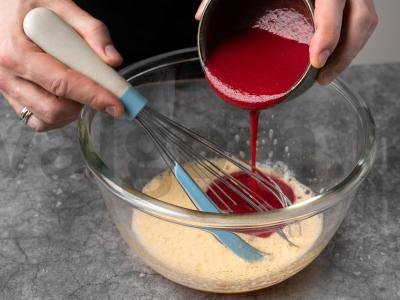 Aviečių blynai su žemės riešutų kremu ir varške Žingsnis 2